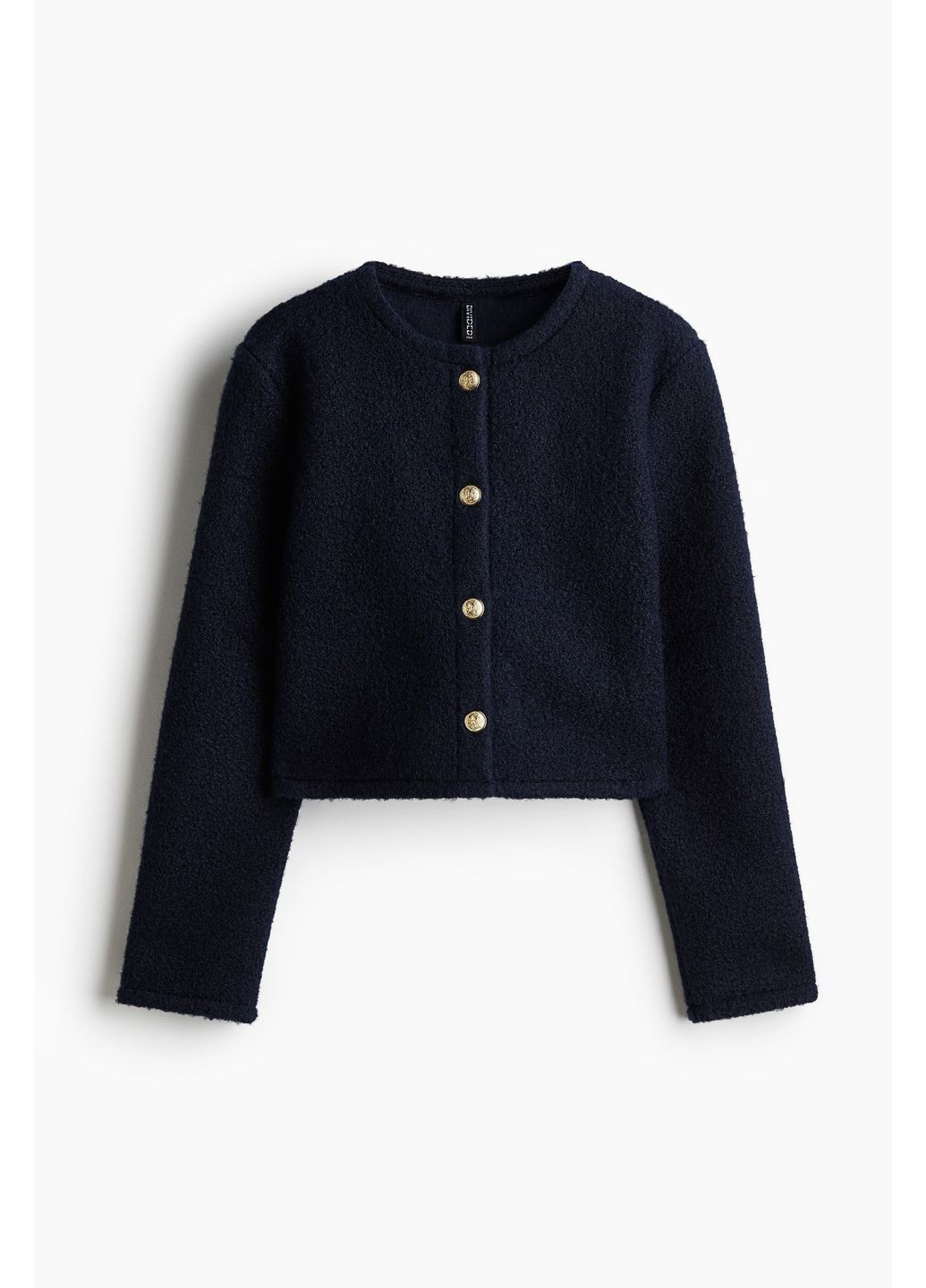 Бесцветный женский жакет укороченный H&M - демисезонный