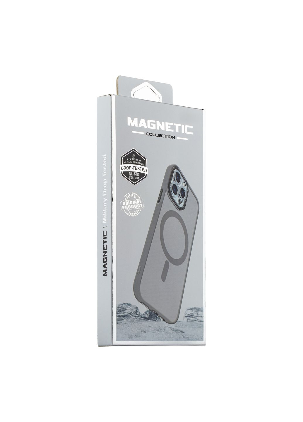 Чехол TPU+PC Space Magnetic Color with Magsafe для iPhone 14 Цвет Grey No Brand Apple iPhone 14 2022 (336150396)