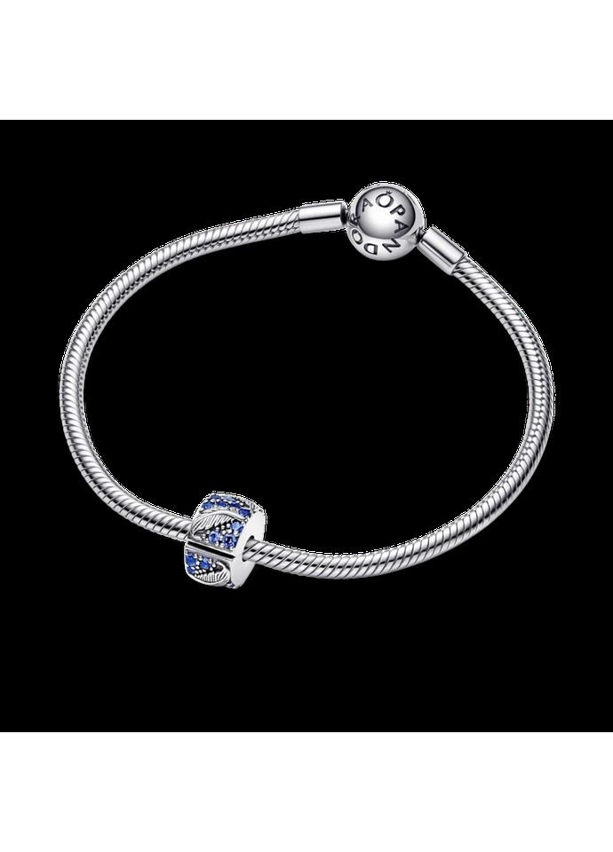 Срібний шарм Пандора "Вигнуте пір'ячко з паве" 792552C01 Kabluchka (355346405)