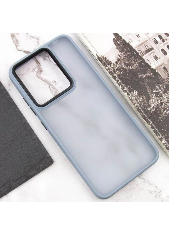 Чохол TPU+PC Lyon Frosted для Xiaomi Redmi 13C / Poco C65 Світло-сірий Epik (373257090)