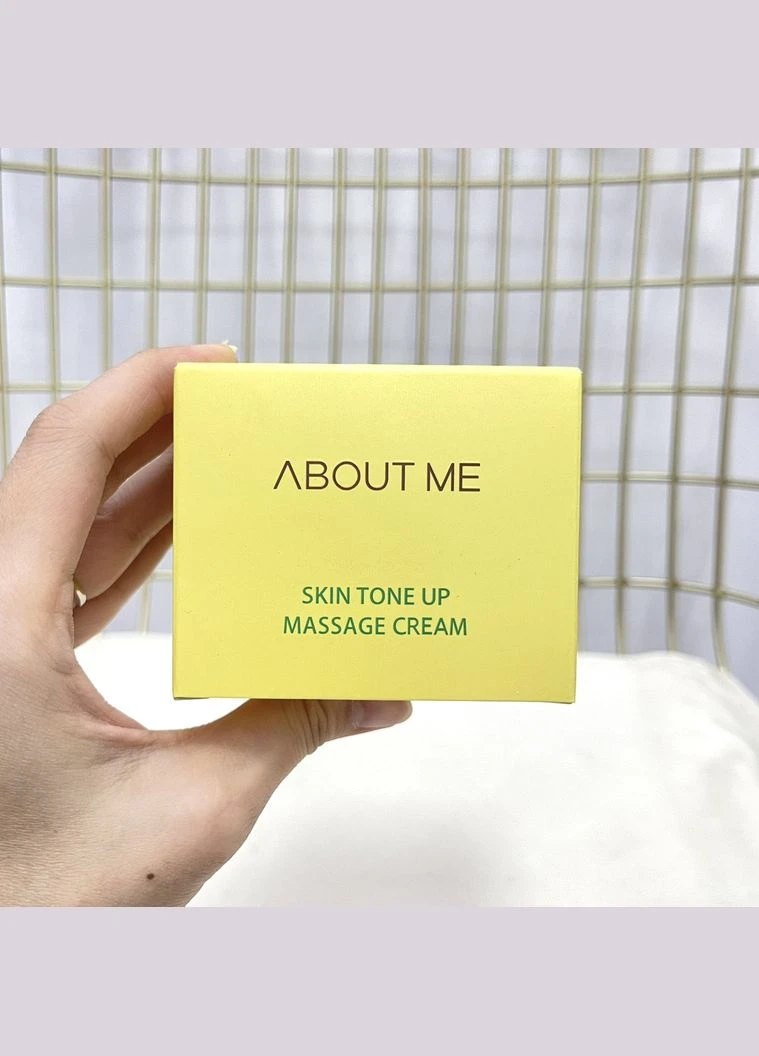 No Brand Массажный крем для выравнивания и улучшения тона кожи About Me Skin Tone Up Massage Cream 150мл — Крем, (332666013)