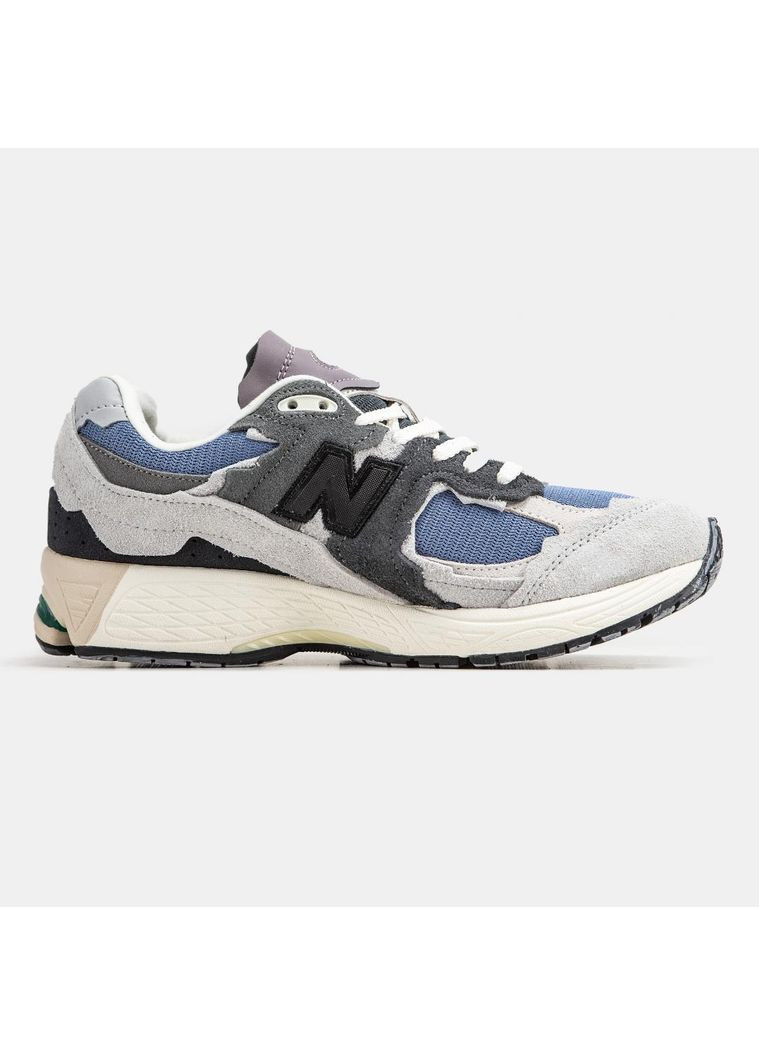Чорні Осінні кросівки чоловічі new balance 2002r gray blue нью беланс 2002r No Brand