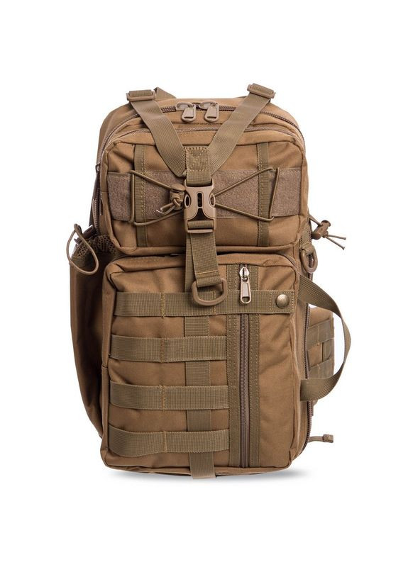 Рюкзак тактический (Сумка-слинг) с одной лямкой SILVER (нейлон, оксфорд 900D, р-р 43x22x13см, 12л, Хаки) SILVER KNIGHT (361436425)