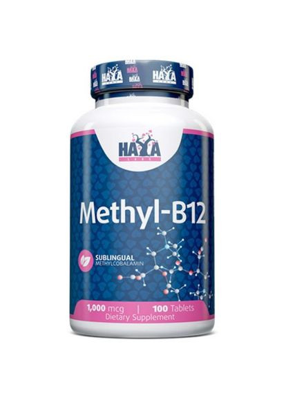 Витамин B-12 Methyl B-12 1000 mcg 100tabl Haya Labs (334888573)