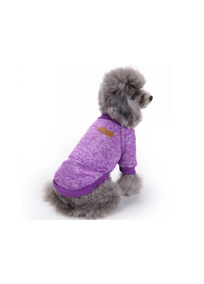 Кофта ряба для собак та котів Purple фіолетова Ecotoys (276394199)