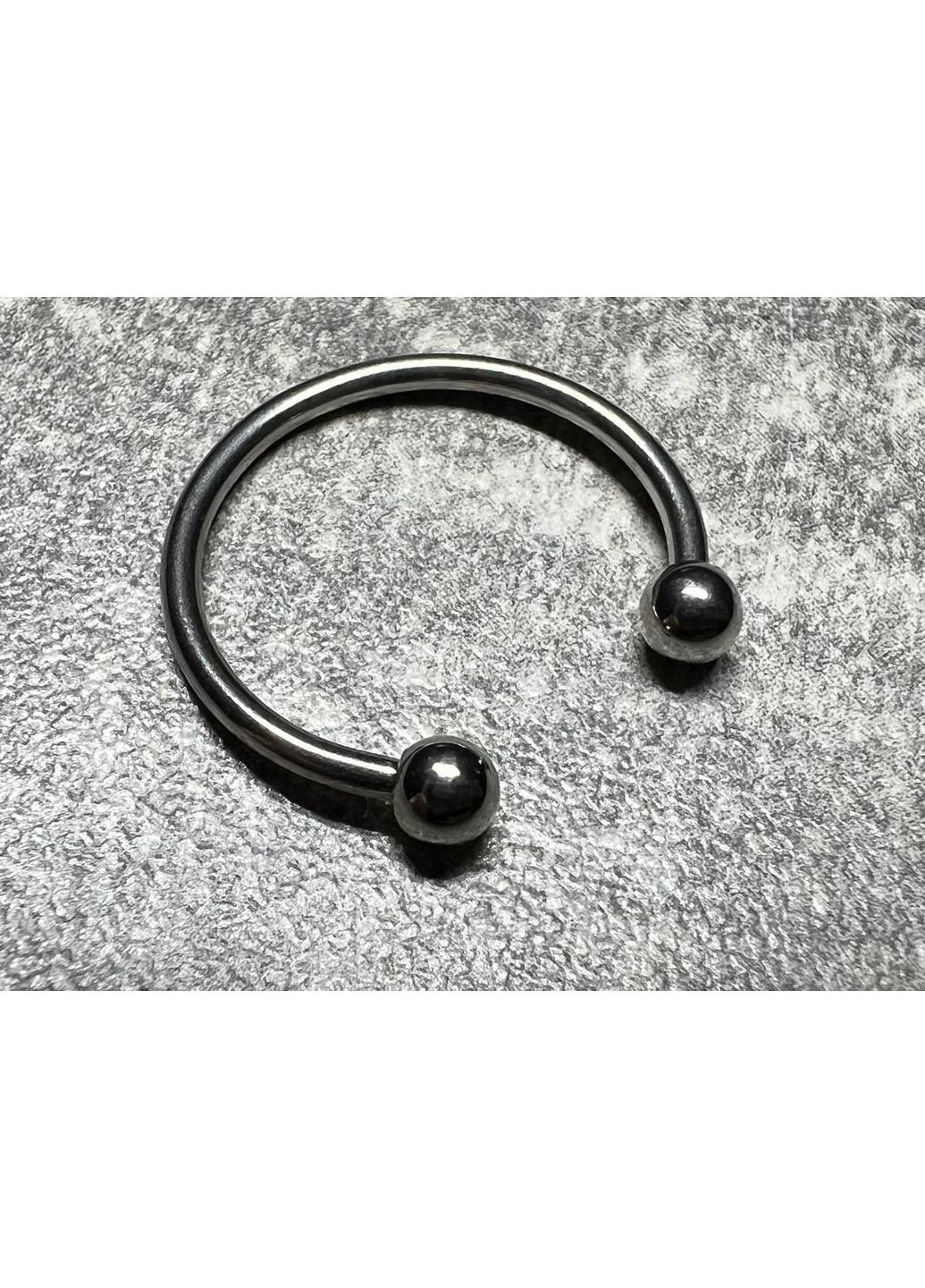 Циркуляр из хирургической стали на 14мм, шарик 3мм No Brand (372131470)