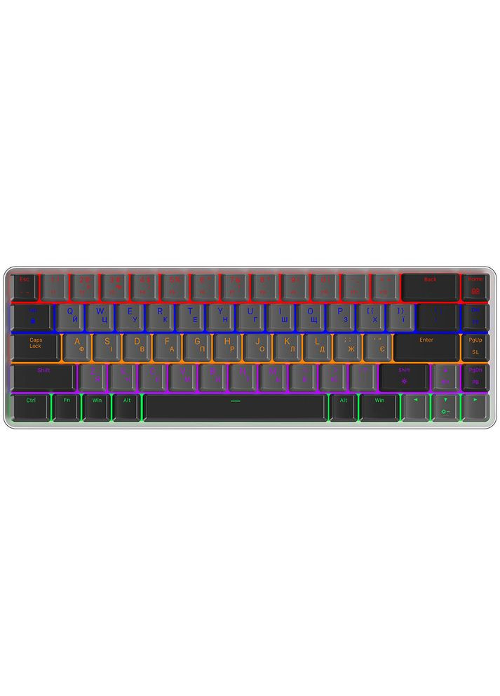 Клавіатура MK122R Red Swich Low Profile Wireless Dark Gray (MK122R) GAMEPRO (306731817)