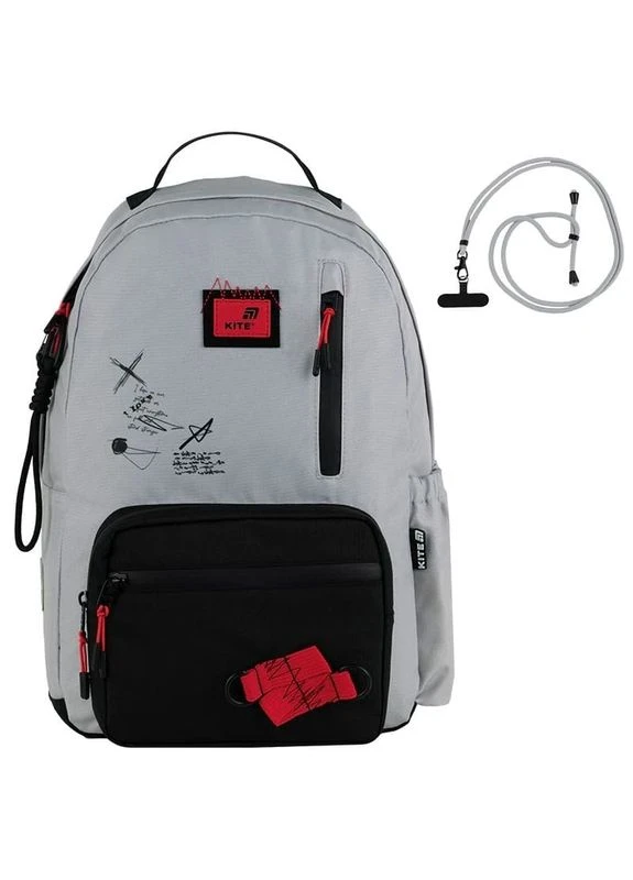 Школьный рюкзак для подростка Education teens 949M с черным 12.5 л (K25-949M) Kite (335406313)