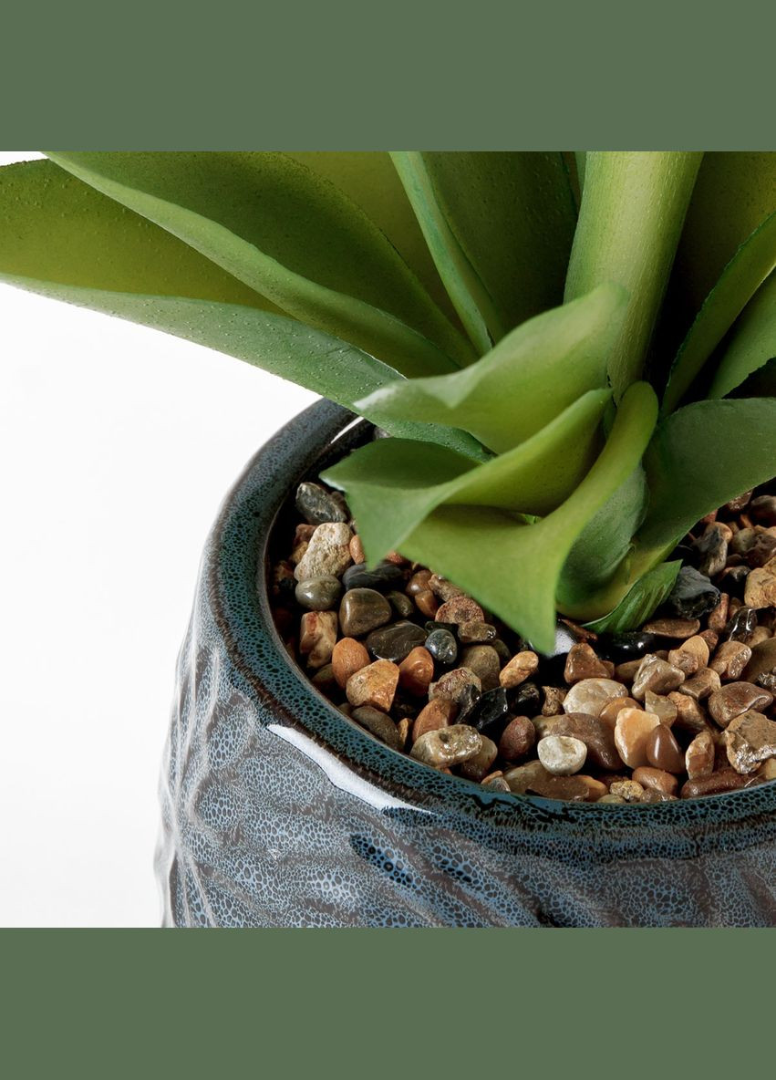 Искусственное растение в горшке MY HOME Зеленый/черный (DHFLOWERS-13 GREEN/BLACK) MVM (301084680)