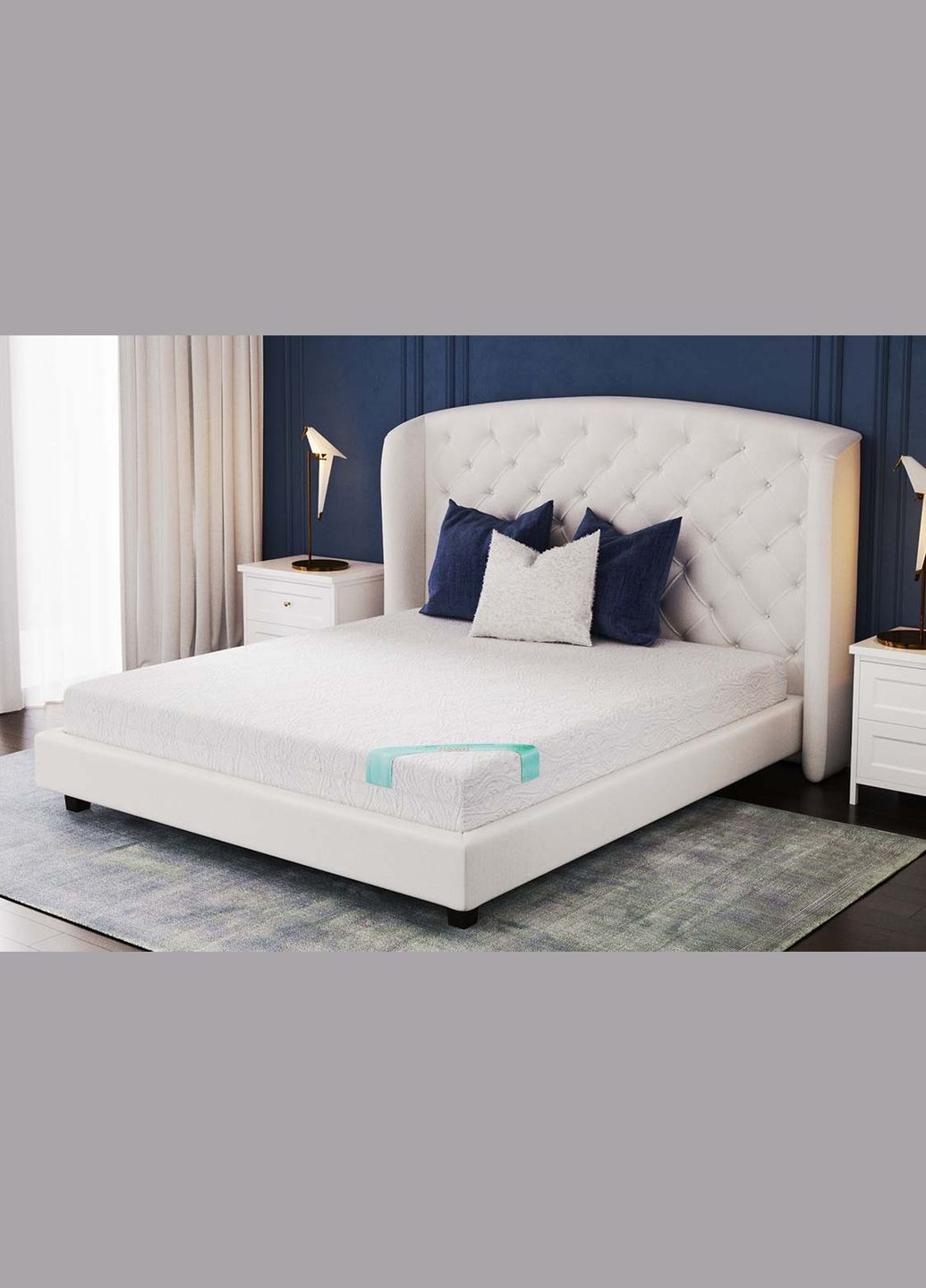 Матрац ортопедичний Zephyr Lazy Slivki 140х200 см безпружинний (EVR-5152) HighFoam (305004211)