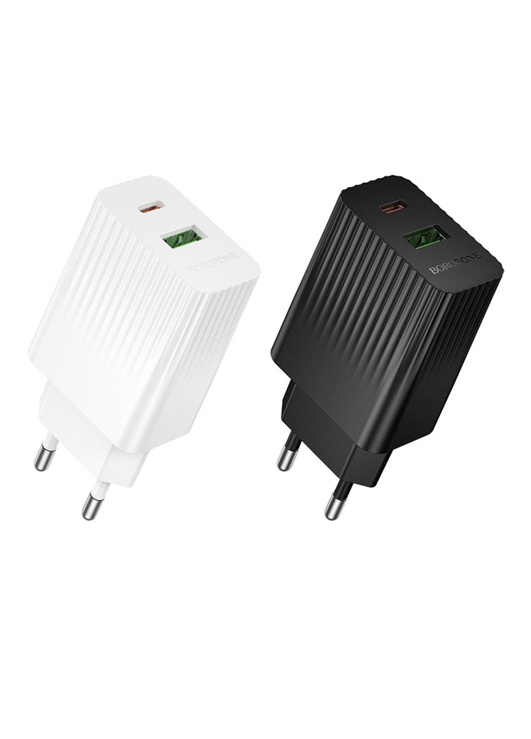 Сетевое Зарядное Устройство BAS76A 1USB-C/1USB PD/QC 30W Borofone (370440159)