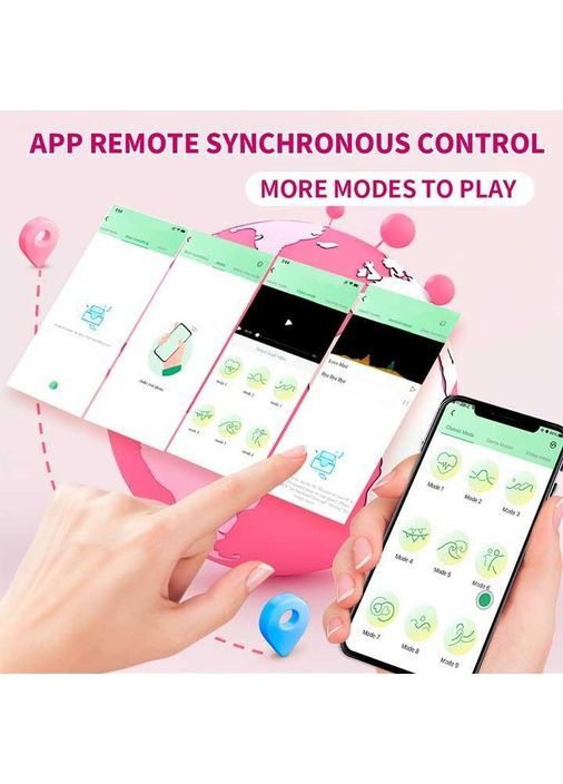 Силиконовый смарт-вибратор мини для женщин фуксия Love Spouse (366732766)