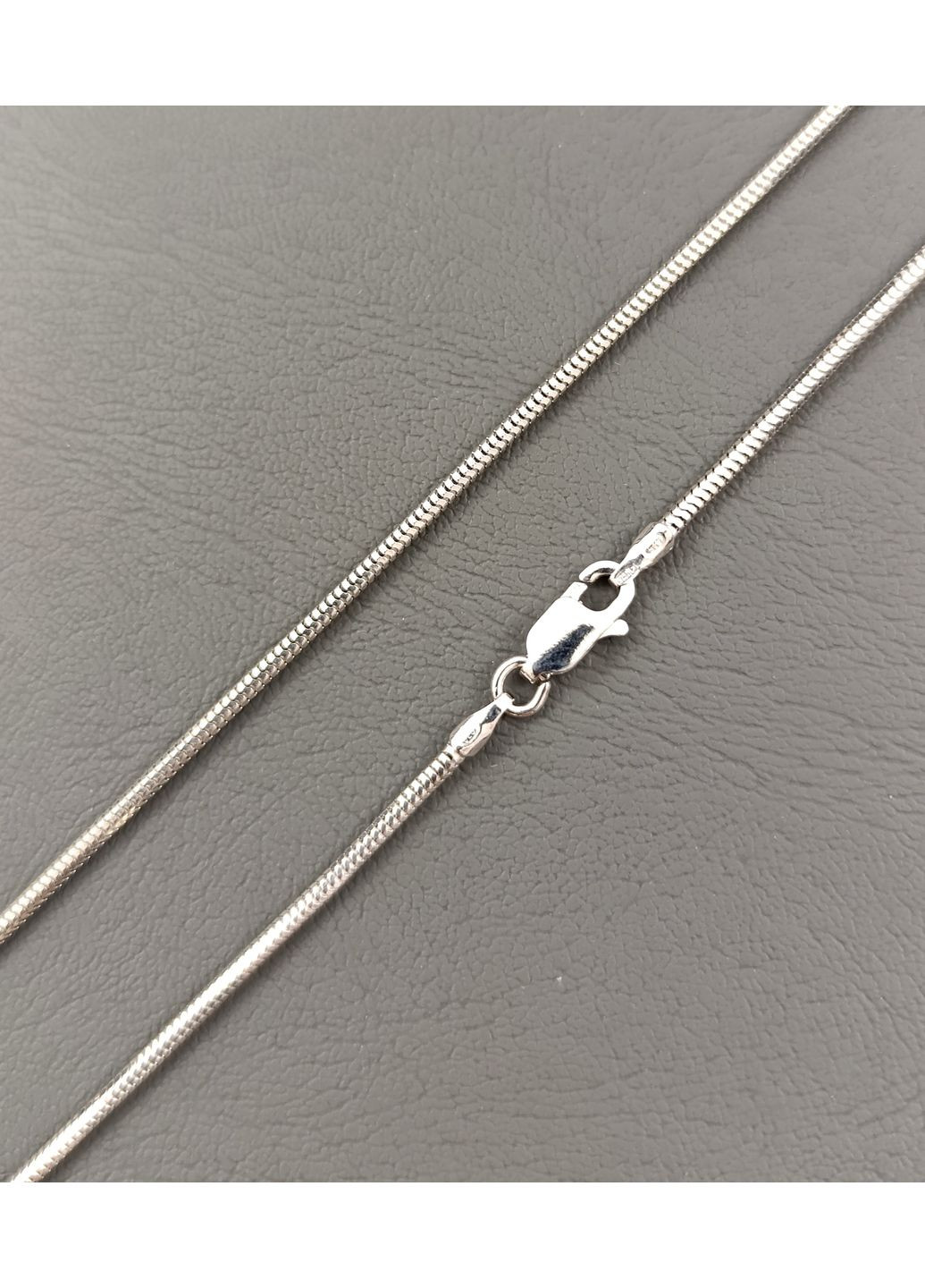 Срібний ланцюжок "Снейк м'який" 45 см ЦСНБ-45 Shatlen Ланцюжок (359472223)