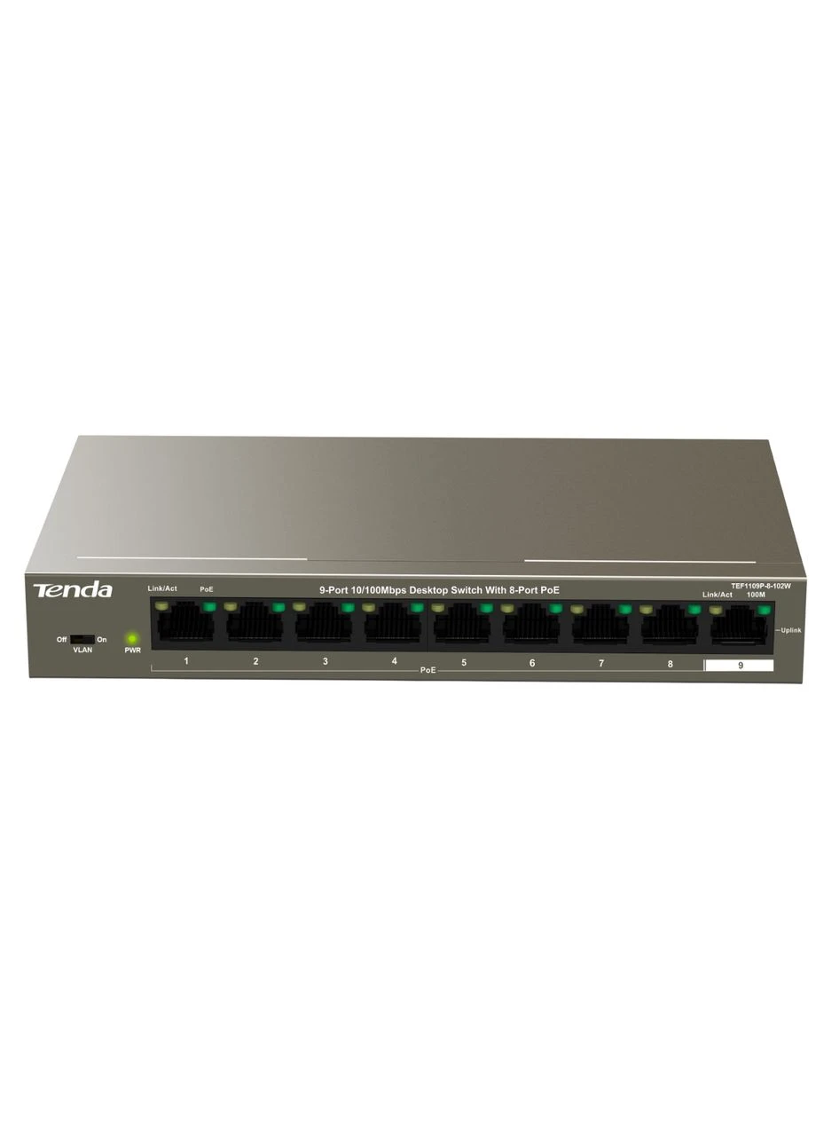 Коммутатор TEF1109P-8-102W Tenda (382781619)