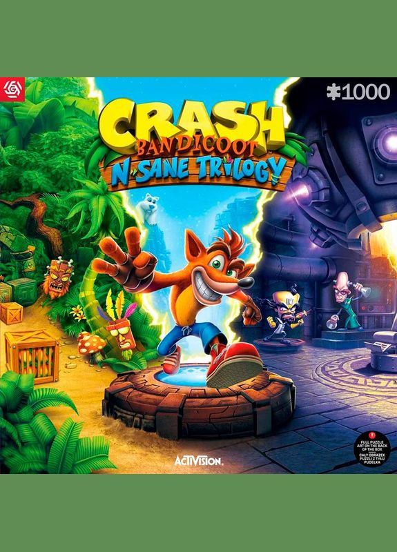 Пазл Crash Bandicoot N Sane Trilogy 1000 эл. GoodLoot - (358885238)