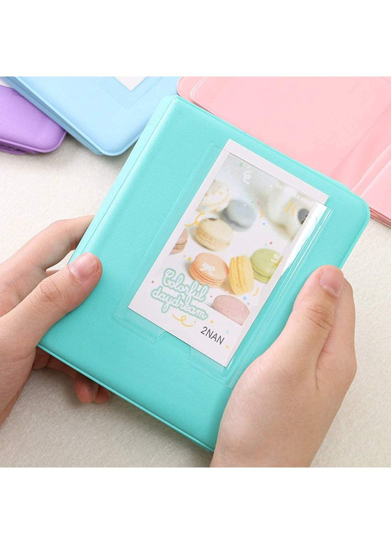 Фотоальбом для Instax Mini 12/11/40/70/90/99/EVO/Link/Liplay Polaroid 300/Z2300 бирюзовый Fujifilm (361784802)