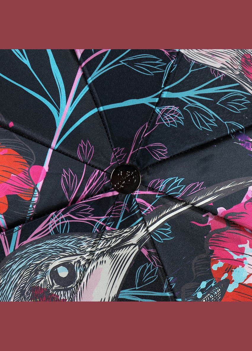 Комбинированный атласный женский зонтик колибри полный автомат Trust средний система антиветер (306736730)