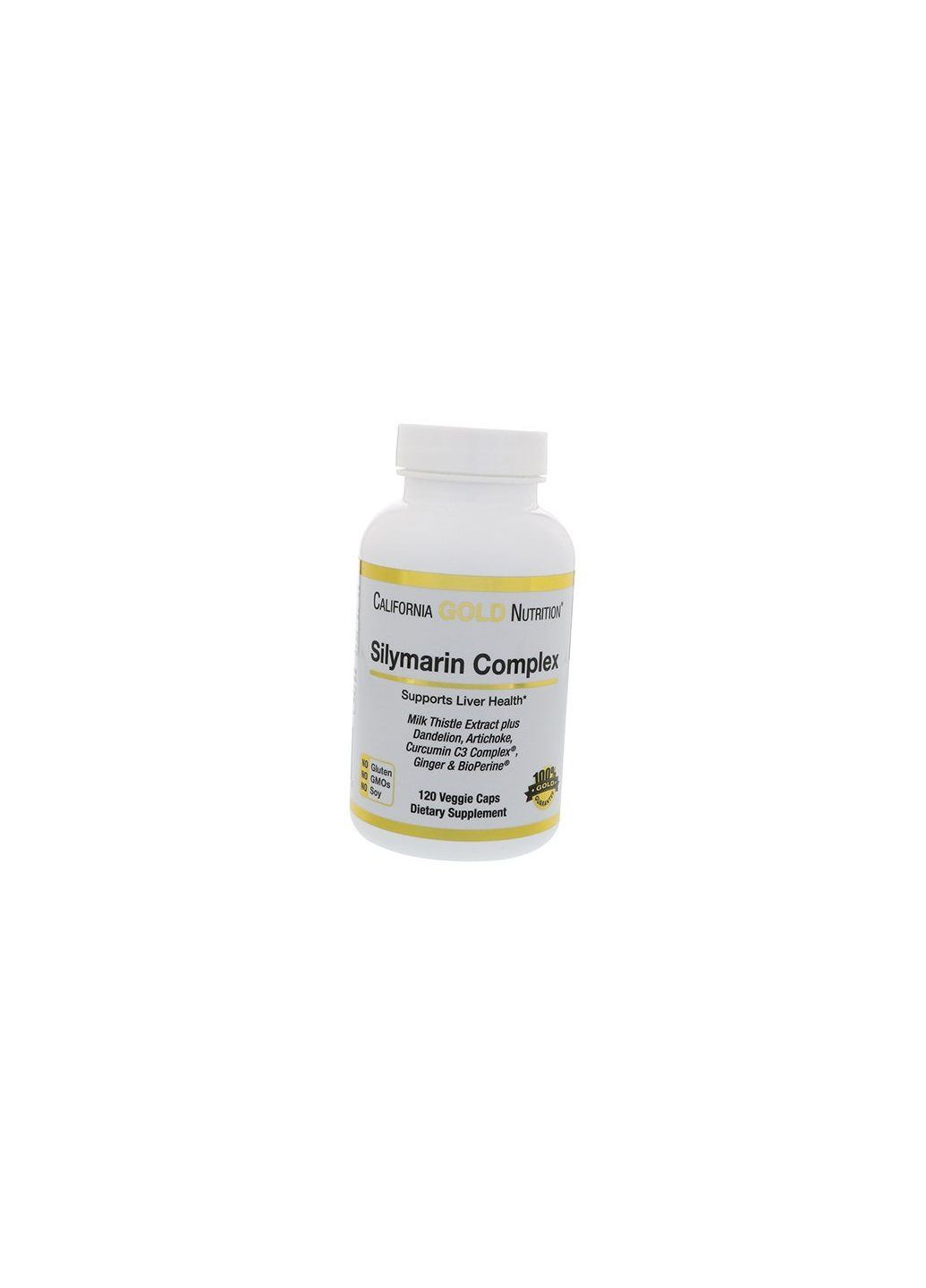 Силімарін, Silymarin Complex, 120вегкапс (71427001) California Gold Nutrition (322723551)