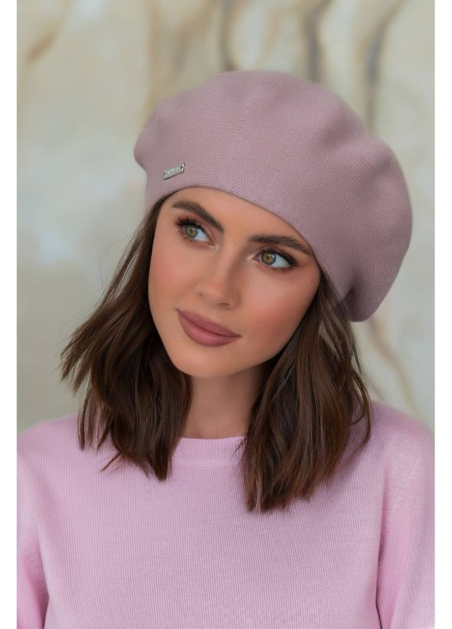 Берет вязаный, цвет Сиреневый Fashion (365072348)