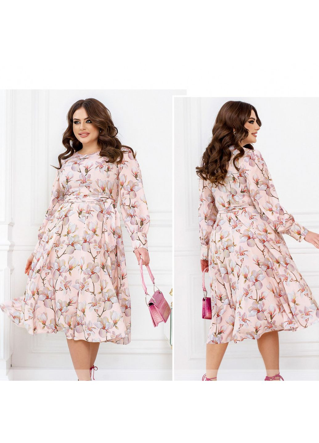 Пудровое платье Liton