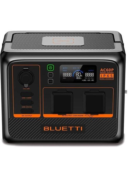 Станция резервного питания – емкостью 504 Вт*ч. / мощностью 600 Вт. Bluetti AC60P (301089725)