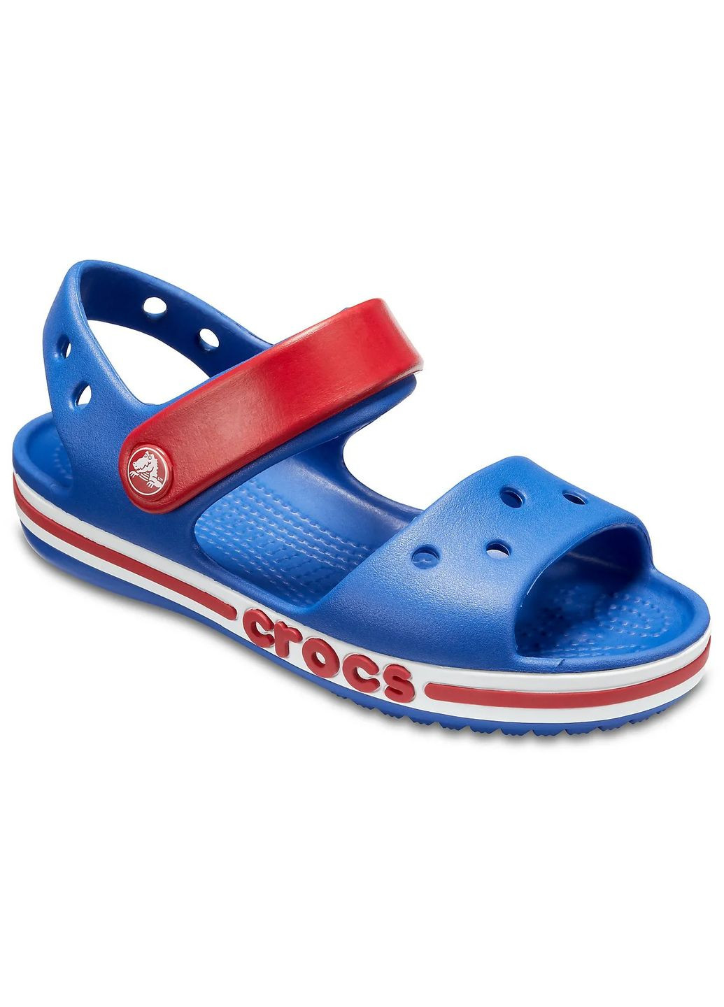 Синие повседневные сандалии kids bayaband sandal cerulean blue 6-23-14 см Crocs