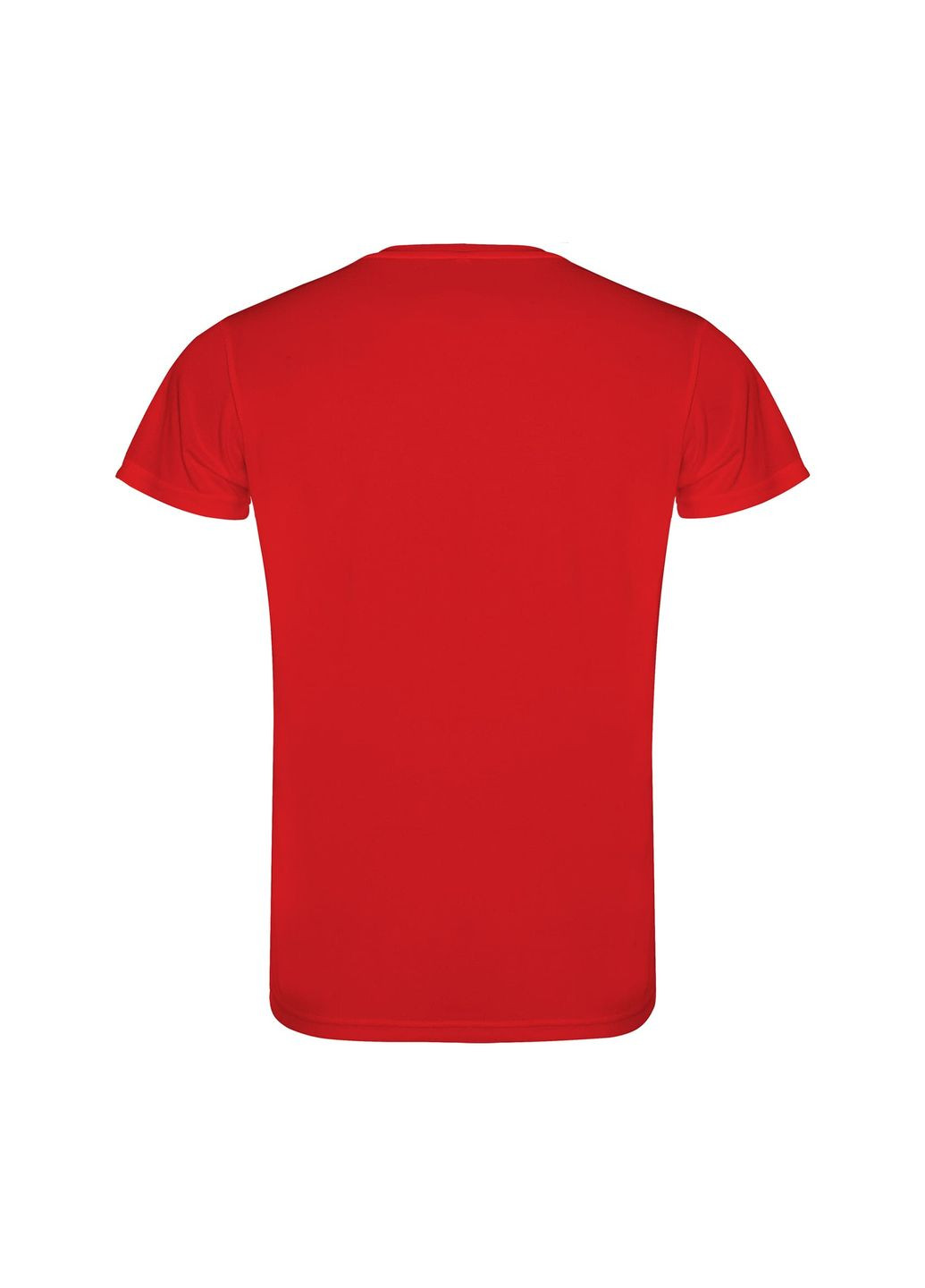 Красная футболка мужская спортивная однотонная красная 0450-60 с коротким рукавом Roly Camimera