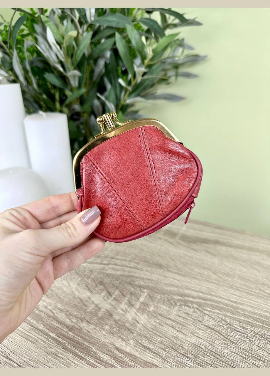 Женский маленький кошелёк монетница на застежке поцелуй Classic (338537239)