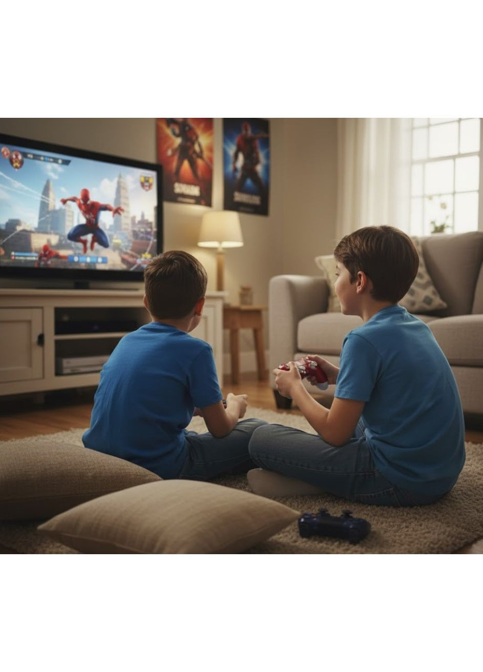 Игровой контроллер беспроводной Motor Vibration 4 Wireless Controller PS4/PC Spiderman (2104618741) Double (367056623)