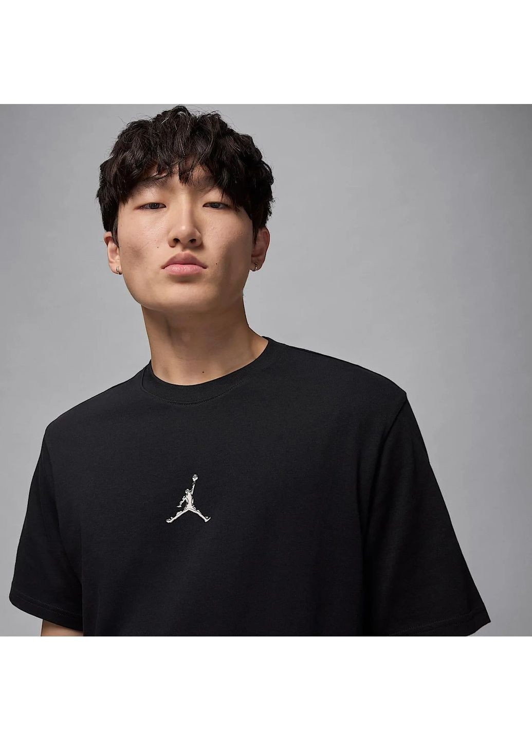 Чорна футболка чоловіча sport dri-fit ss tee black Air Jordan