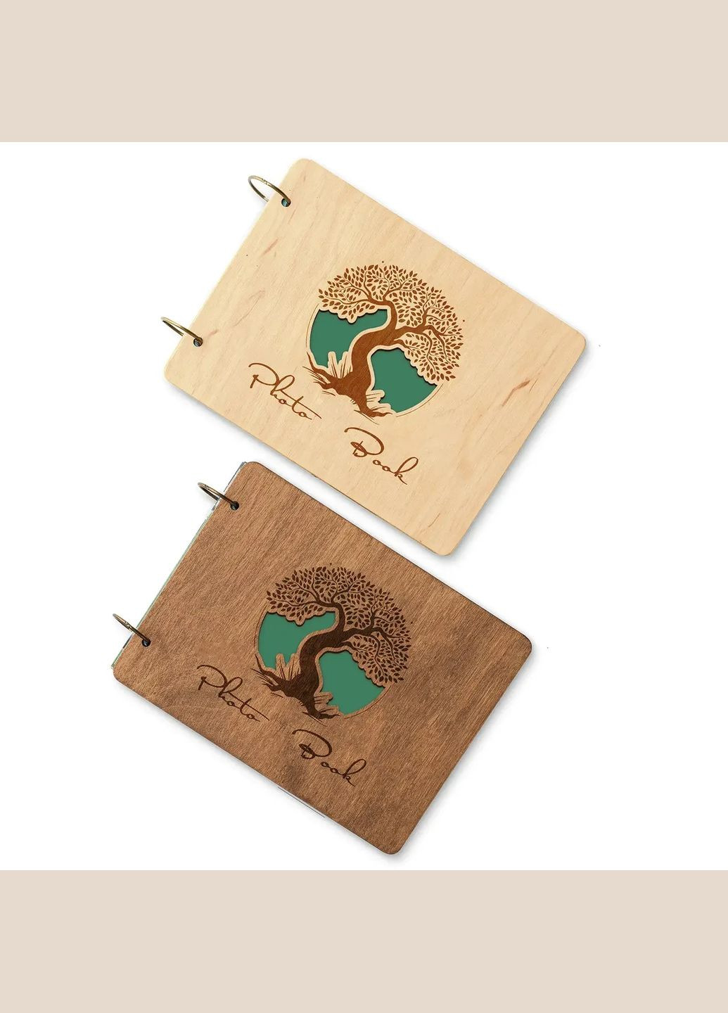 Крафтбук "Дерево" зі світлою обкладинкою та чорними сторінками Your Magnets (336954842)