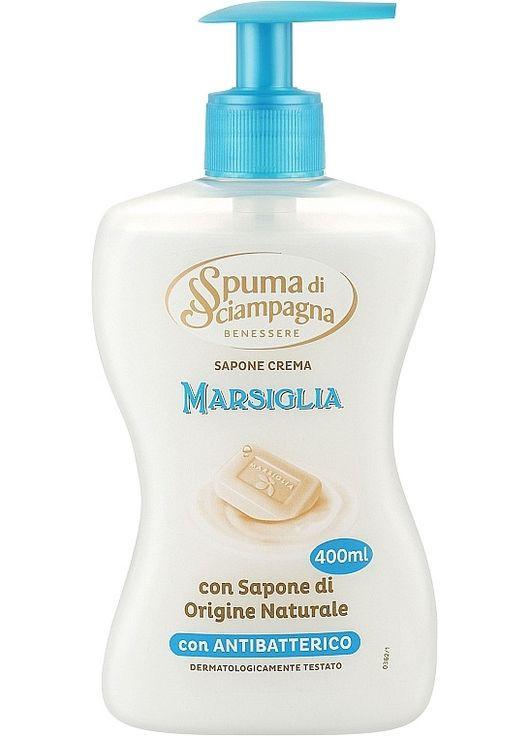Крем-мыло жидкое с дозатором Марсельское Marsiglia 400 мл Spuma di Sciampagna (369717670)