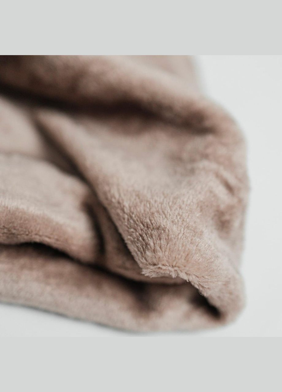 Плед микрофибра велсофт однотонный евро 200х220 Светлый М-lel-003 (М-lel-003) No Brand (306633996)