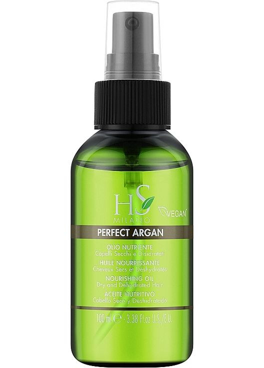Арганова живильна олія для сухого та пошкодженого волосся Perfect Argan 100ml (1264480-31100891) HS Milano (369107832)