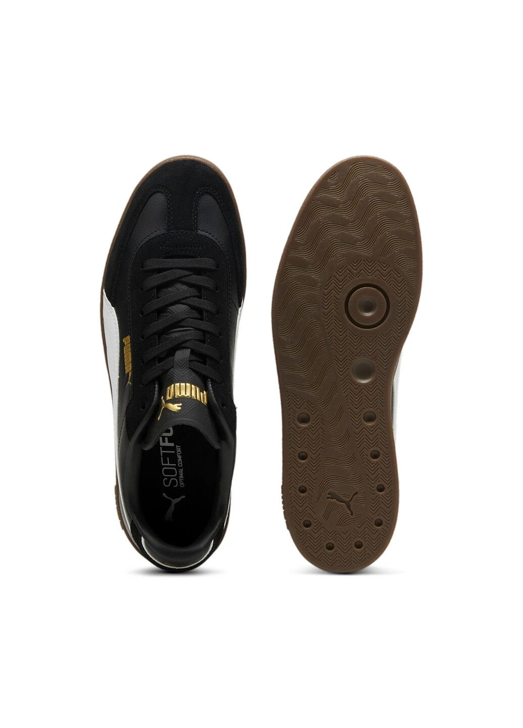 Чорні всесезонні кеди club ii era sneakers unisex Puma