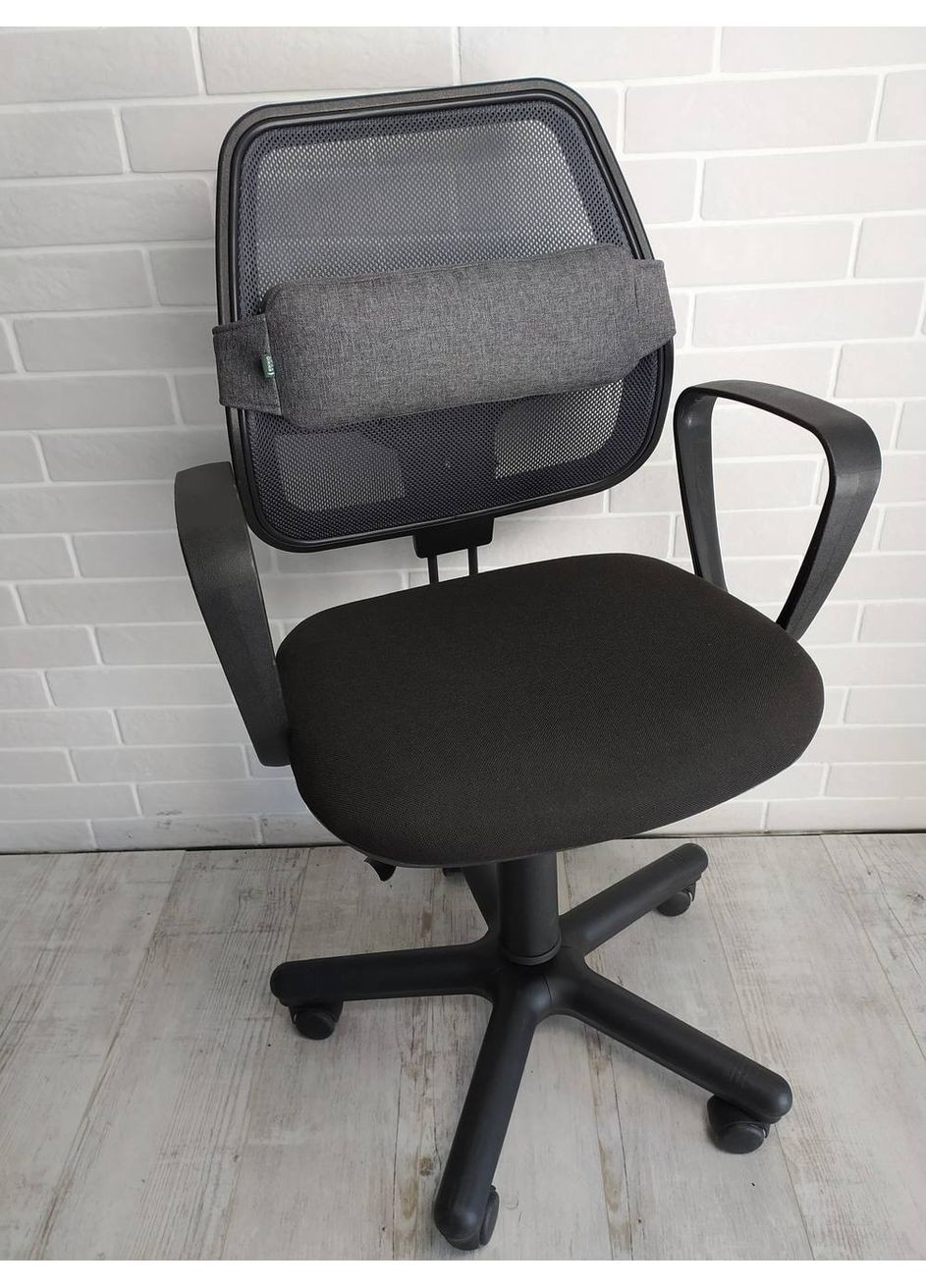 Эргономичная подушка EKKOSEAT на офисное и компьютерное кресло. Спинки. Серый. OF-2H-201 Ekko Seat (353718792)