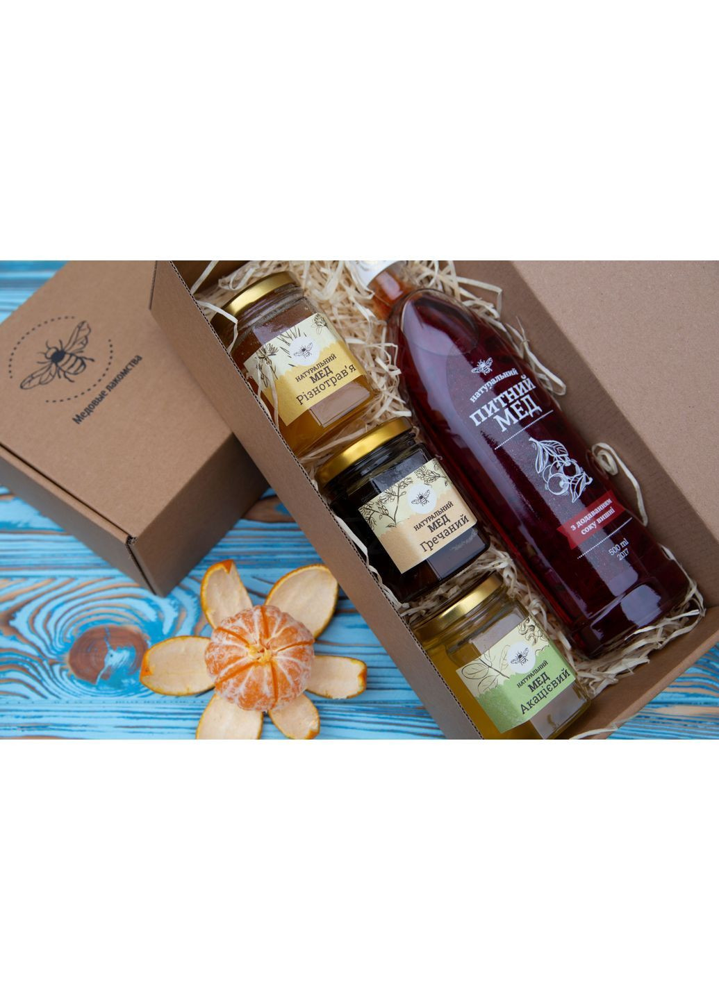 Мед акації, 200 мл Медові ласощі (373019773)