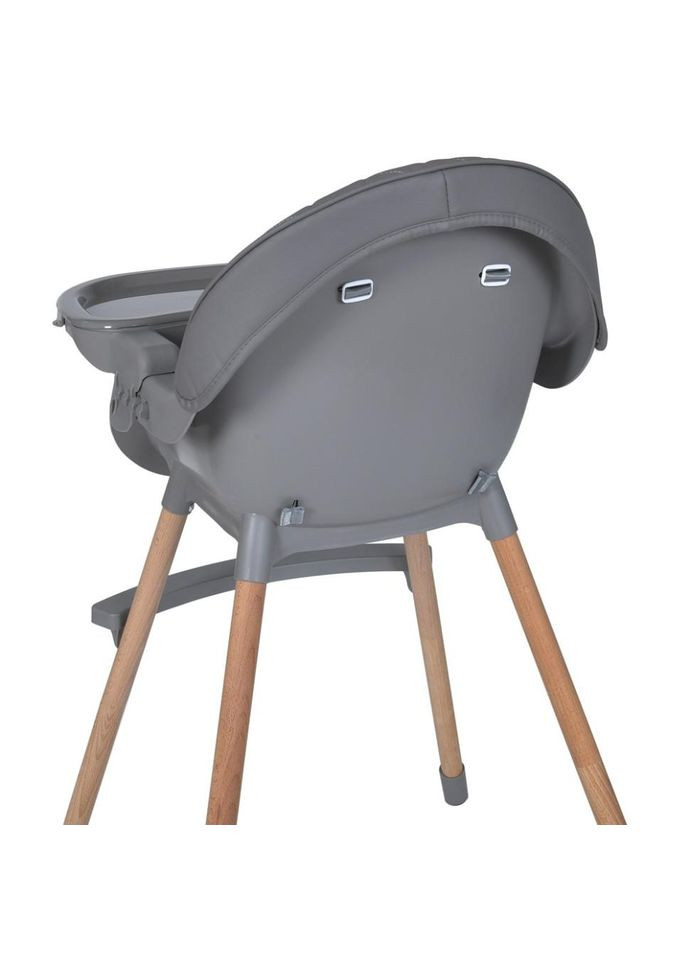 Стільчик для годування LUMI ME 1111 Gray екошкіра No Brand (339780624)