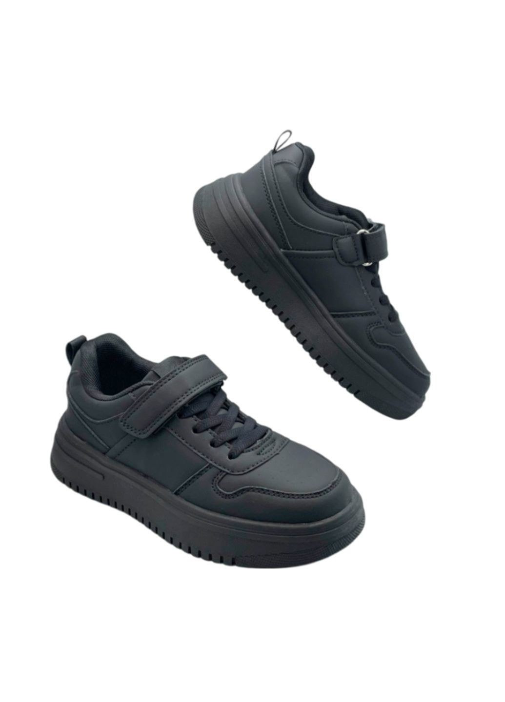 Черные всесезонные кроссовки Clibee