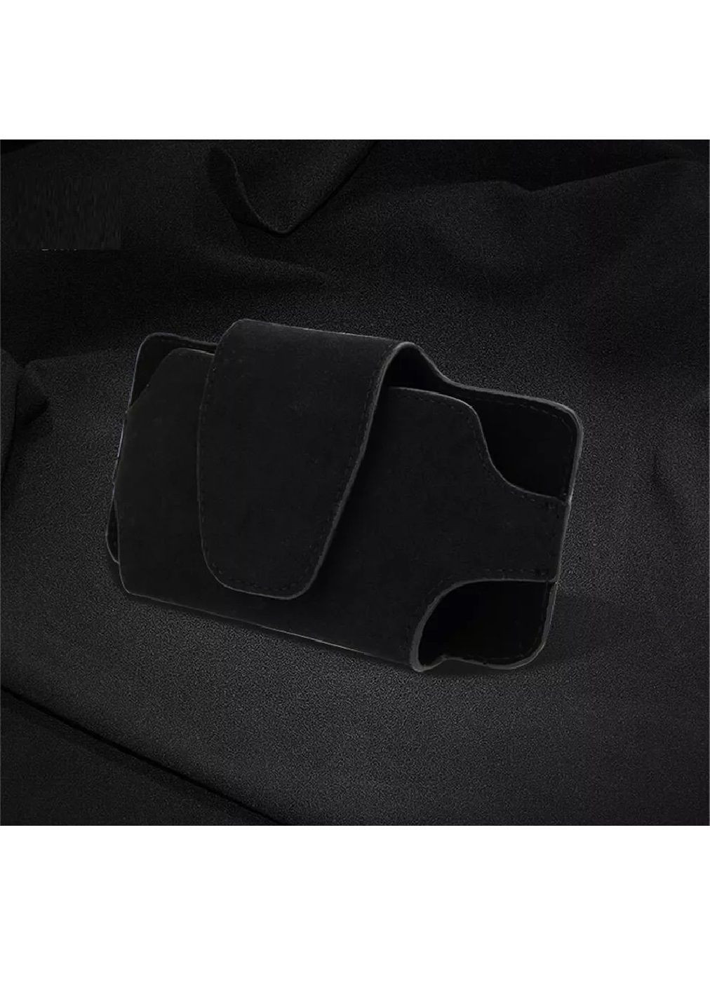 Органайзер холдер чохол для окулярів телефону на сонцезахисний козирок в салон машини автомобіля 10х17.5 см (477495-Prob) Чорний Unbranded (297569300)