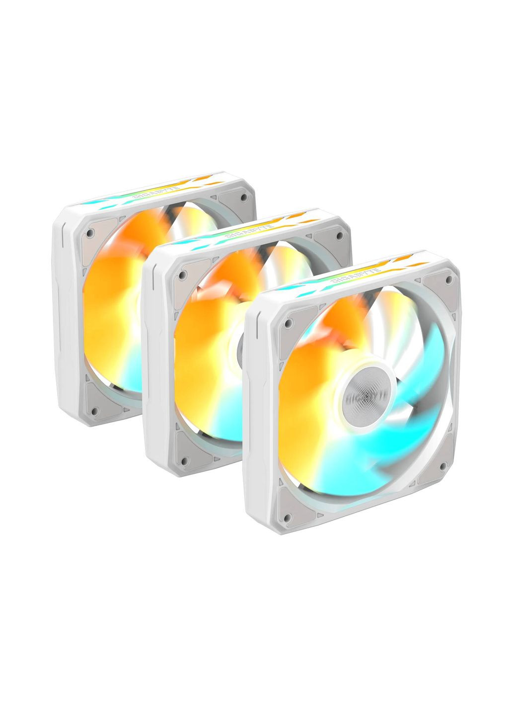 Вентилятор EZ Chain Fan 120 Ice 3-Pack White (GP-GBT EZFAN1203 ICE) Gigabyte (368679684)