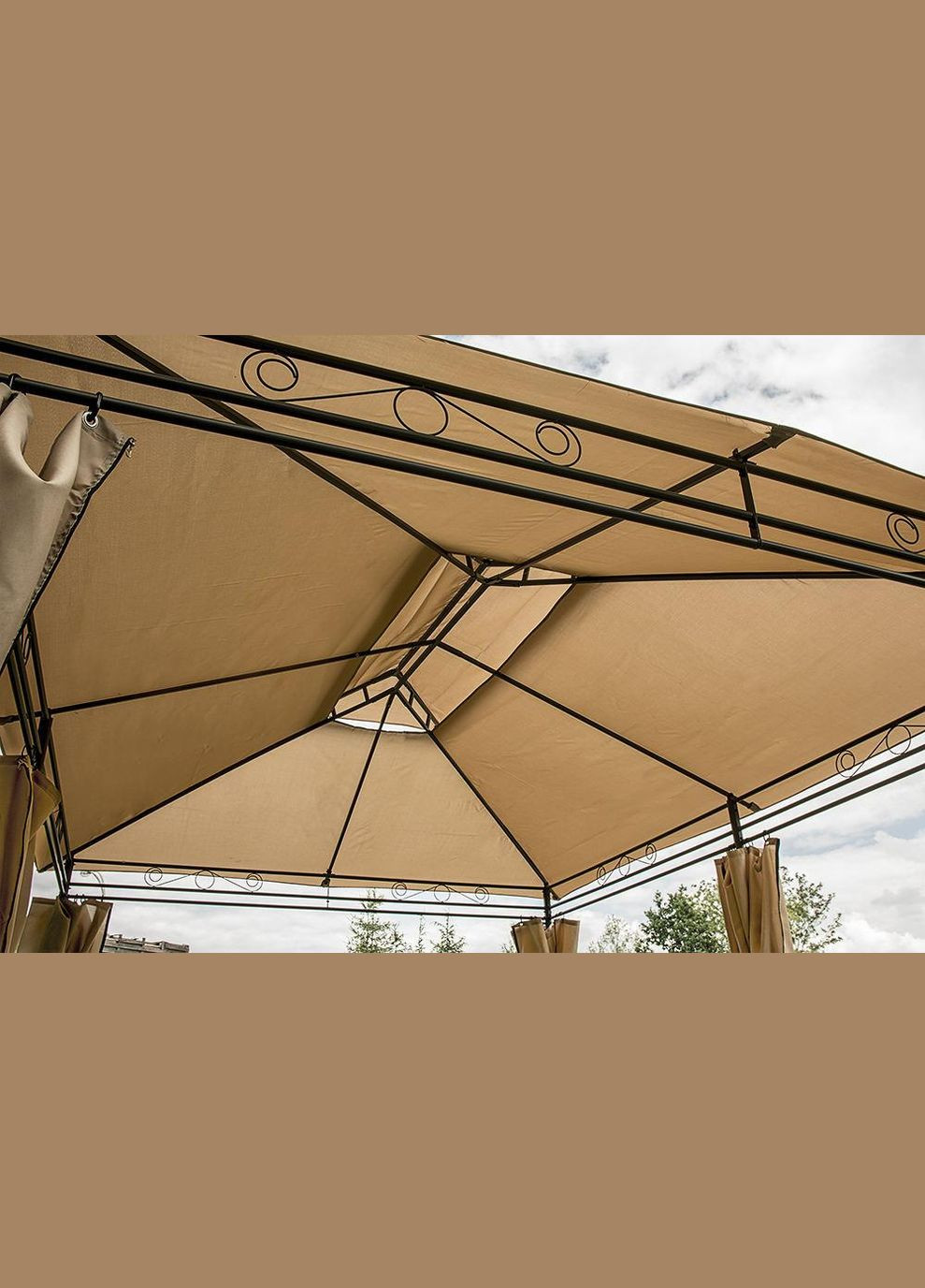 Павільйон садовий GardenLine ORION Beige No Brand (347311543)