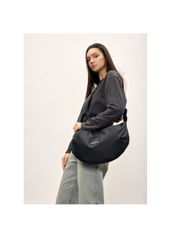 Жіноча сумка HOBO Bag-glove чорна тканева Sambag (369009868)