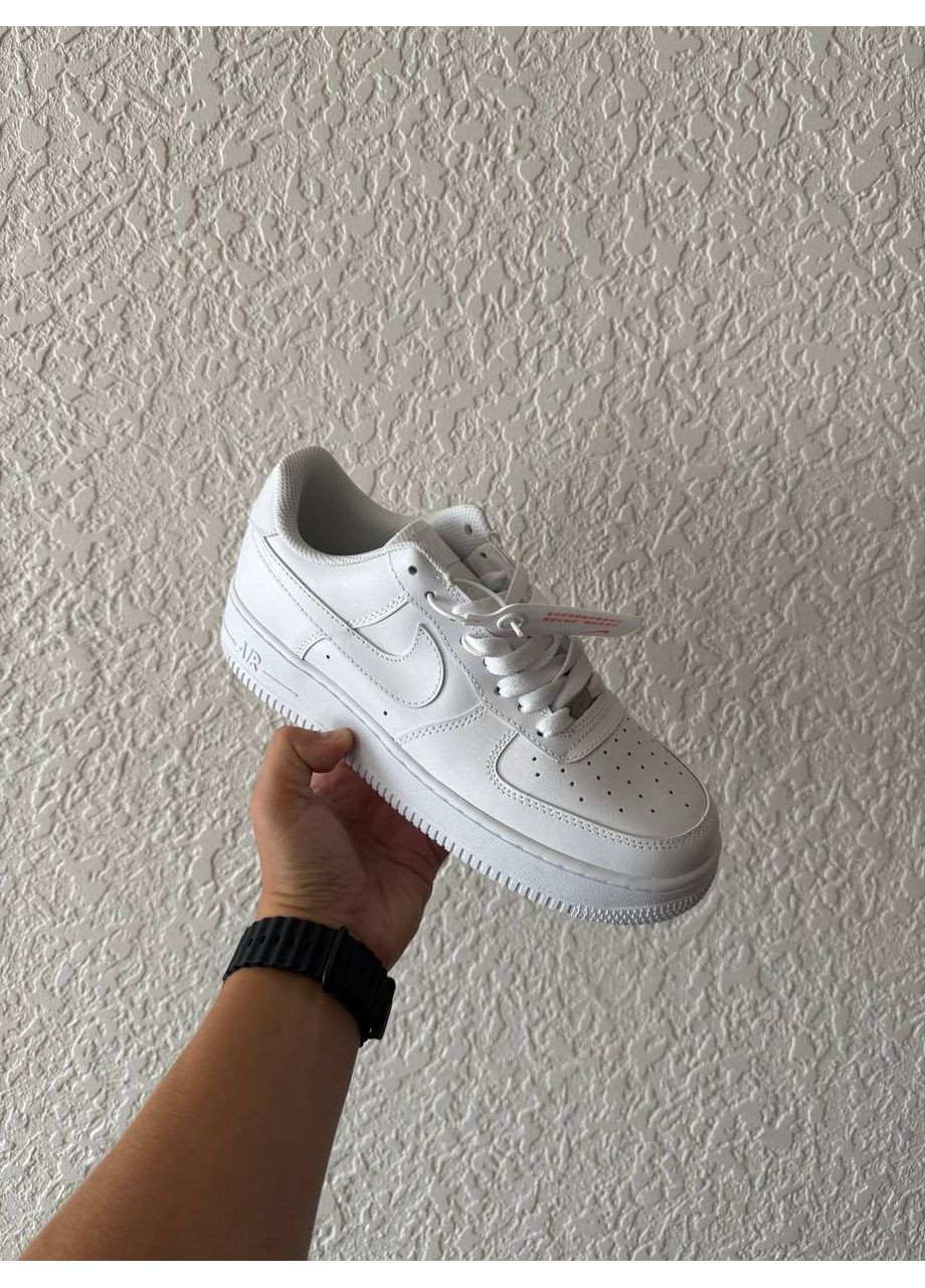Белые демисезонные кроссовки мужские Nike Air Force 1 Low '07 White CW2288