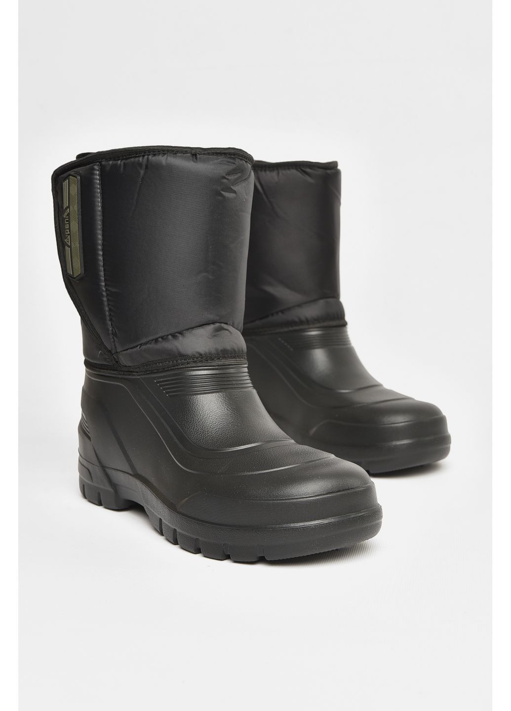 Дутики чоловічі піна на хутрі чорного кольору Let's Shop (362626964)