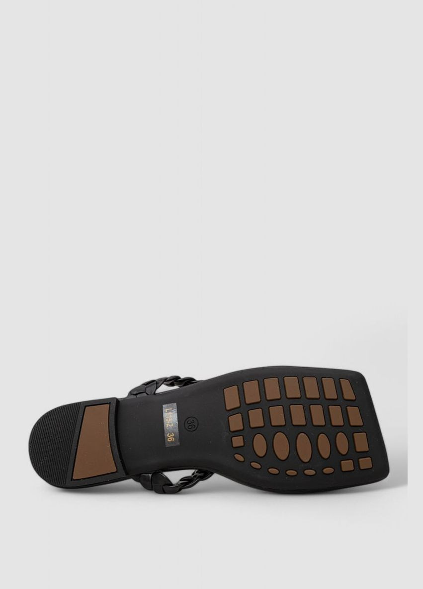 Черные шлепанцы женские,, 248rl115 Stilli