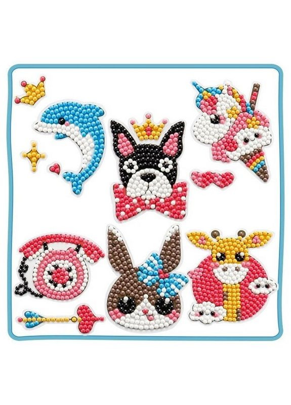 Набір брелків алмазна викладка "Тварини" ST005 з інструментами ColorArt (372201058)