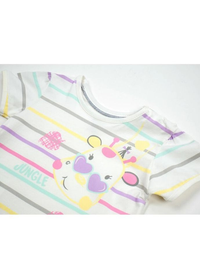 Комбінований демісезонний набір дитячого одягу з жирафом (14354-68g-gray) Miniworld