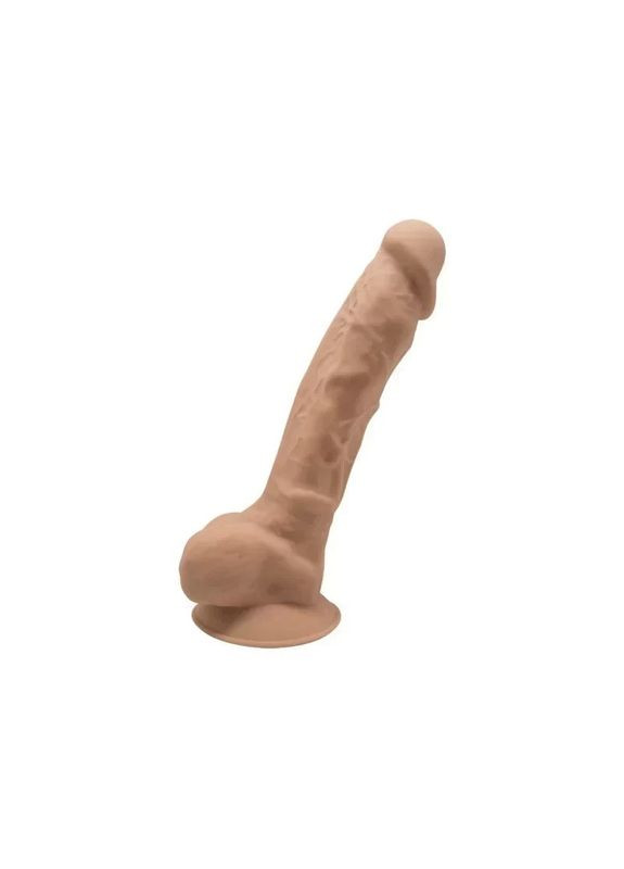 Фалоімітатор термореактивний з присоскою Model 1 бежевий Silexd (360475466)