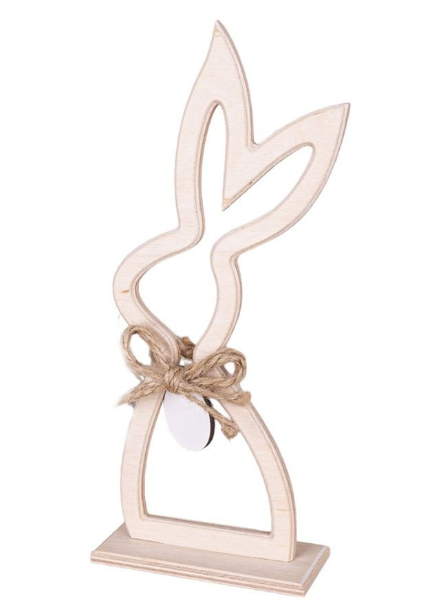 3D - статуэтка заяц натуральный прорезной цвет разноцветный ЦБ-00242608 No Brand (280951264)